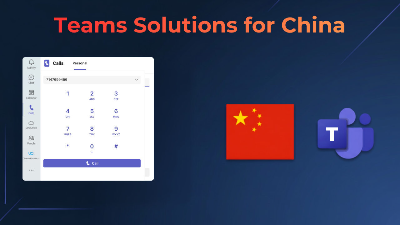 UCC Networks Teams Solutions for China
