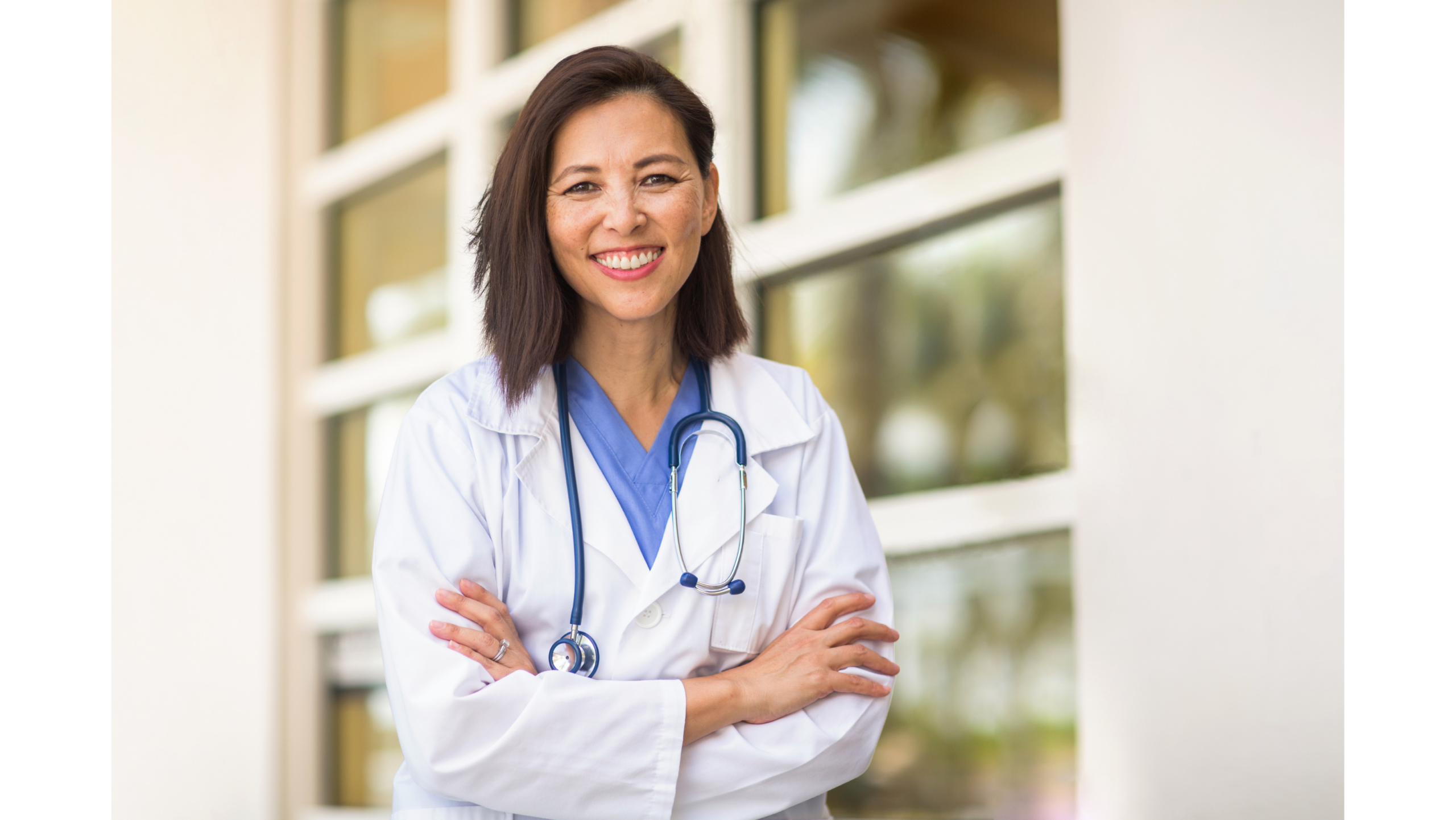 Care-team in a medical setting scene with warm, human elements