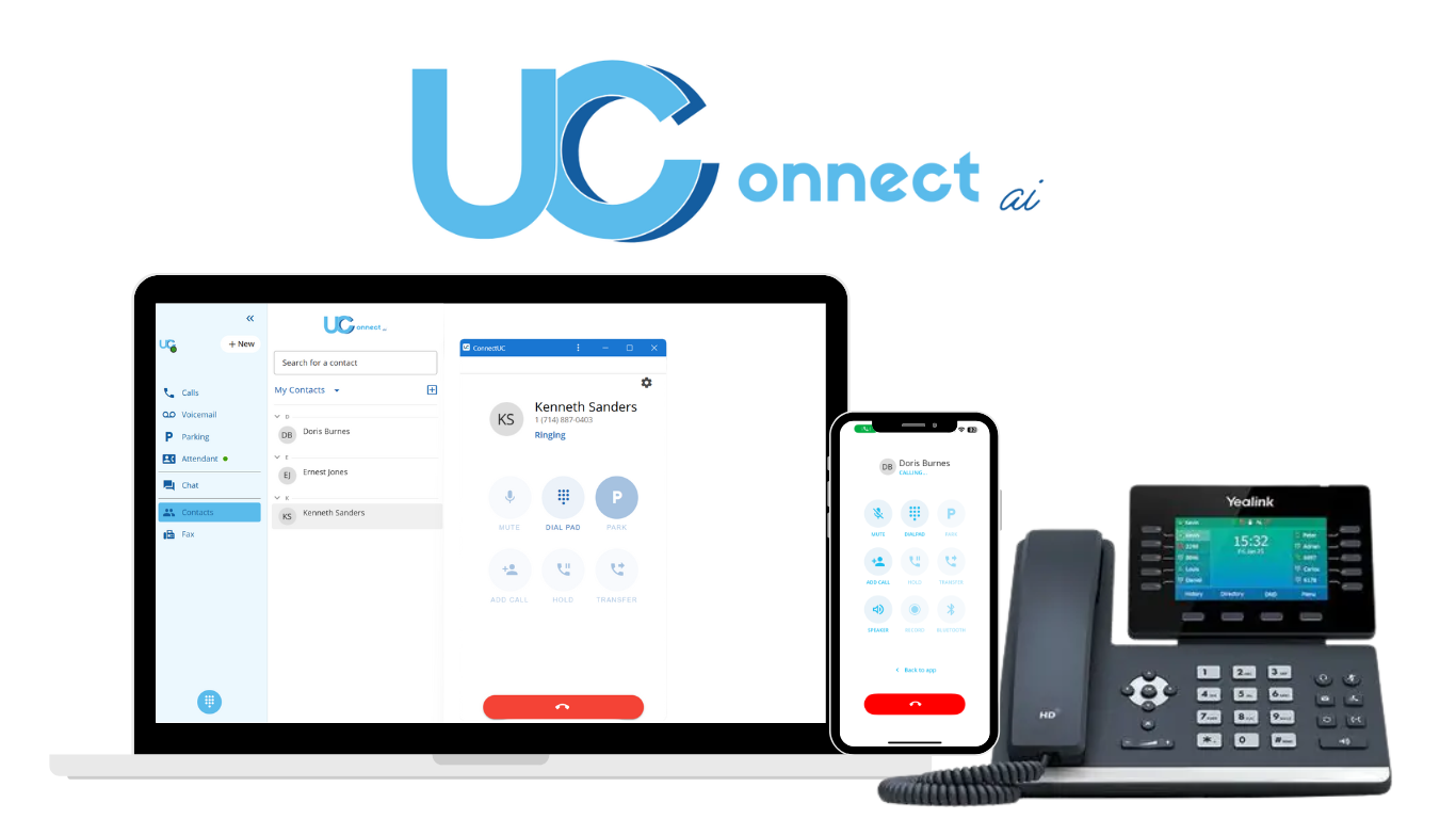 Companion mode synchronized across desk phone, mobile, and laptop devices