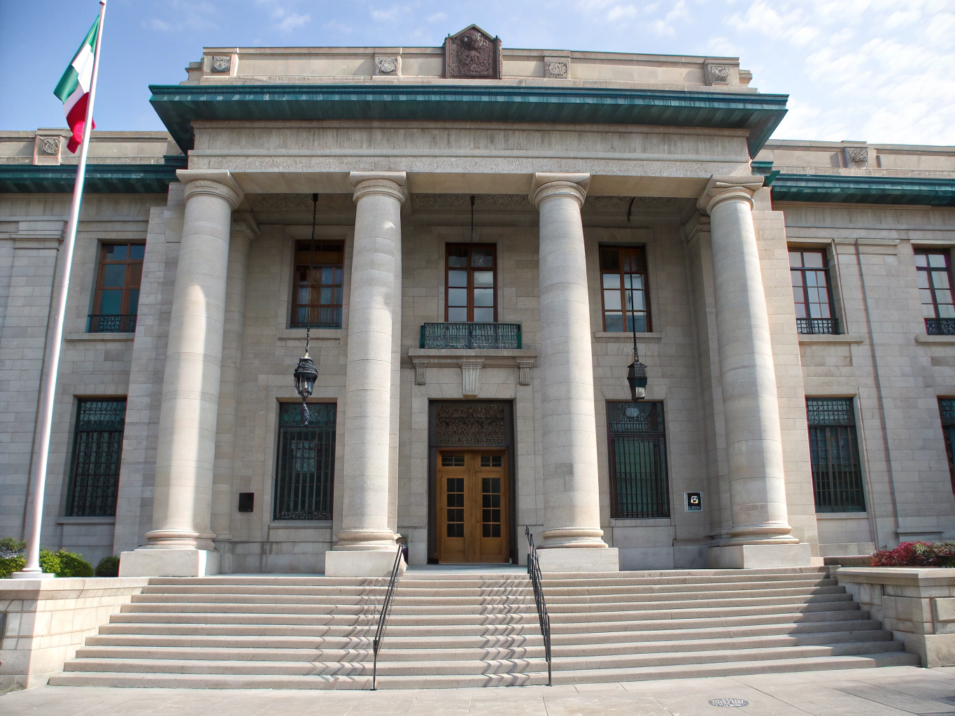 Civic building with government architecture and stately presence