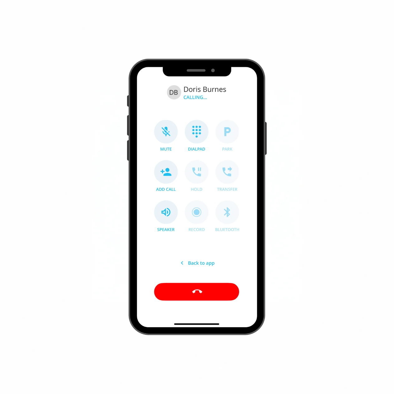 Mobile client screenshot placeholder