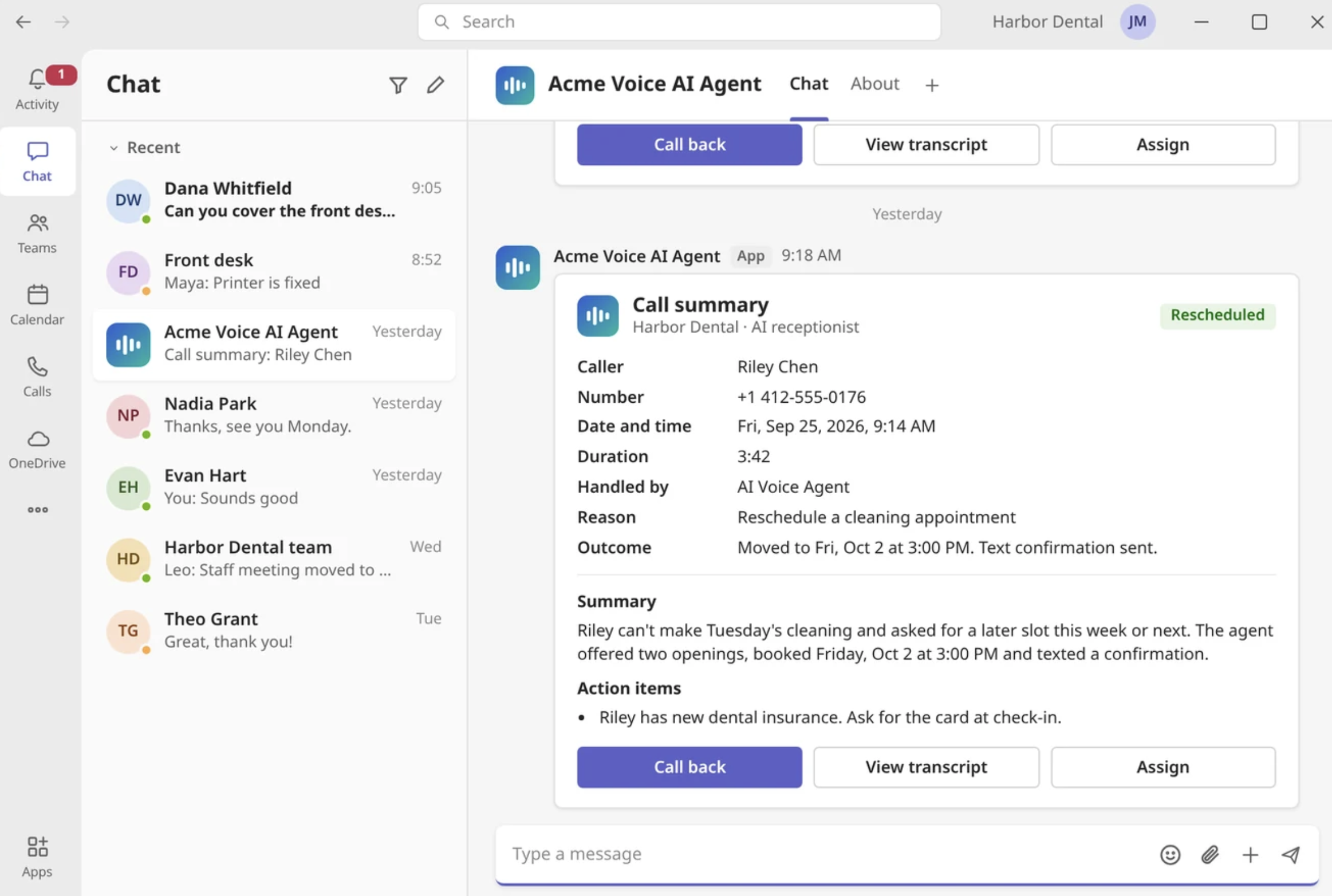 AI Voice Agents for Microsoft Teams