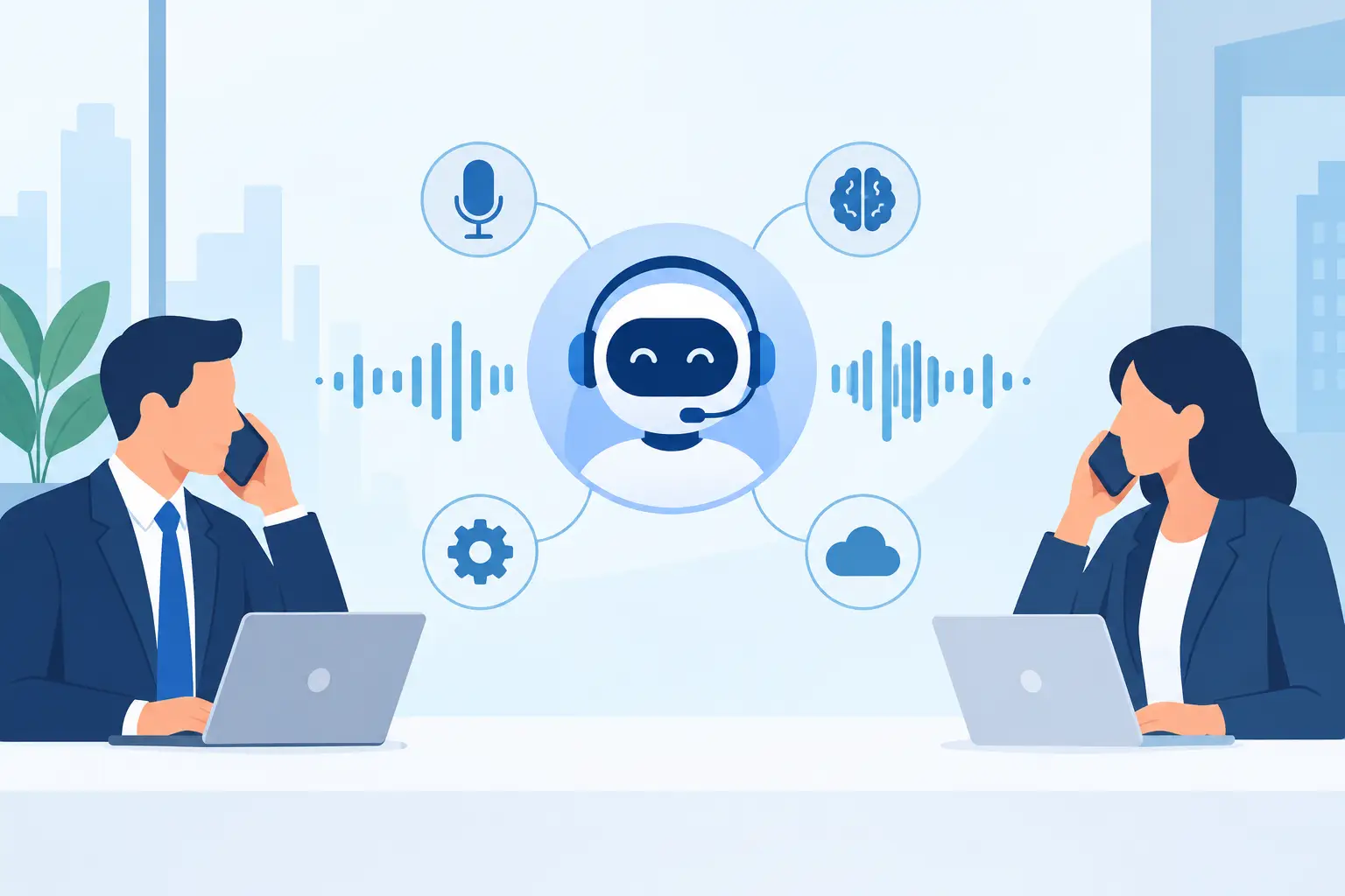 How Do AI Voice Agents Work in Enterprise Calls?
