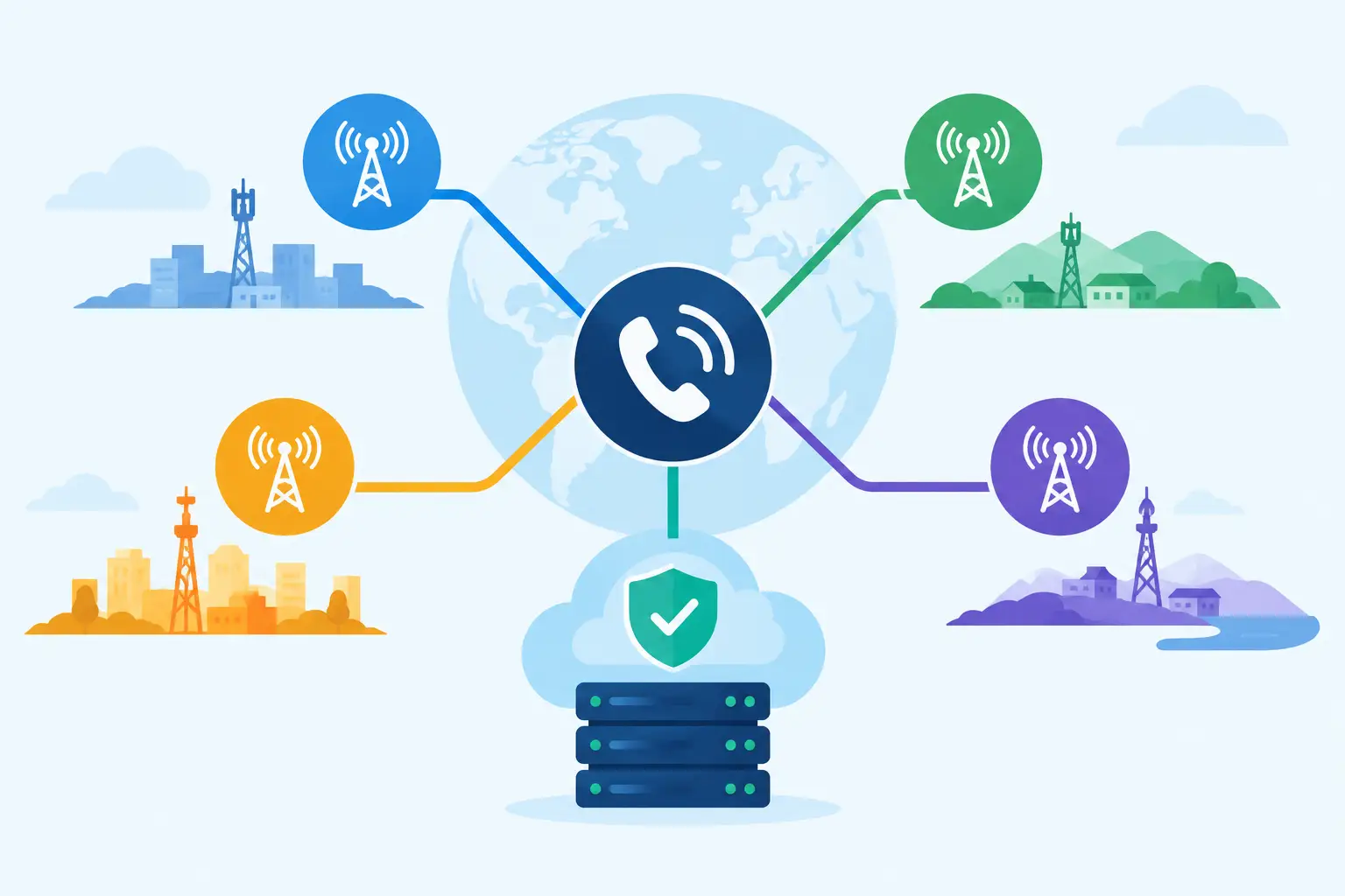 Multi Carrier Voice Redundancy for Uptime